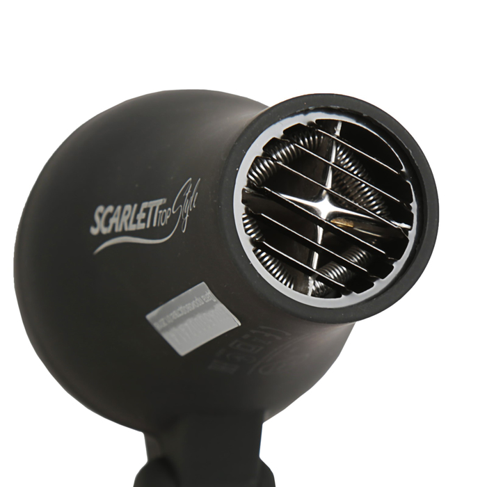 Фен Scarlett SC-HD70T02, 850 Вт, 2 потока воздуха, складная ручка, черный