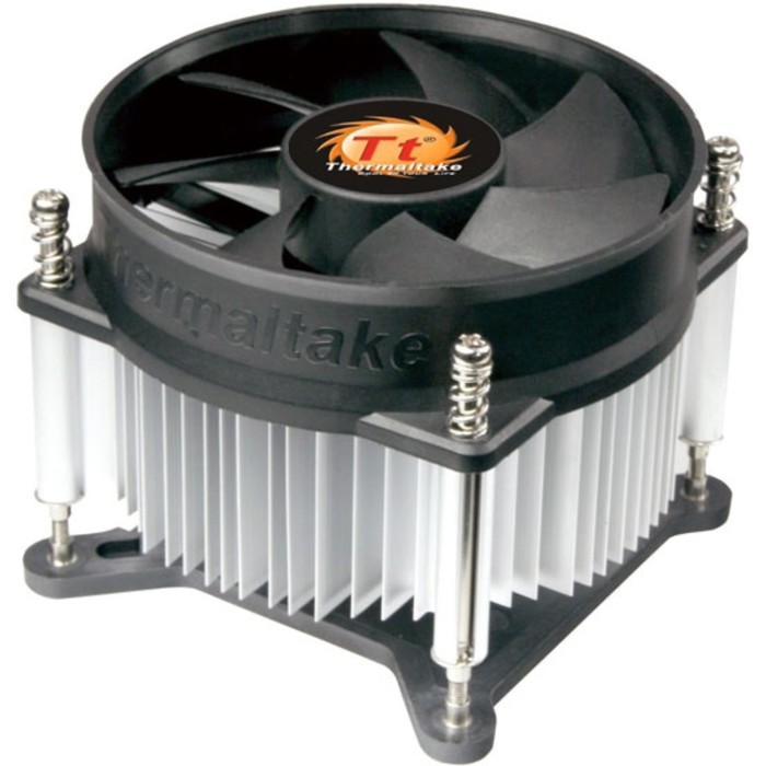 Устройство охлаждения(кулер) Thermaltake CLP0556-B Int 1156, 95W, Al, 92x92x25, 22dBA, 4pin 363630