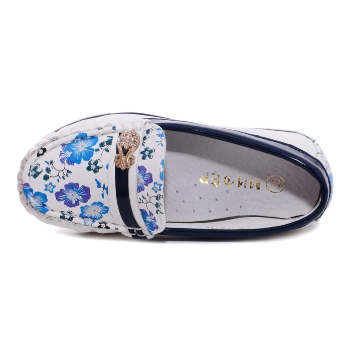 Мокасины для девочки, 18 пар в коробе 7202C