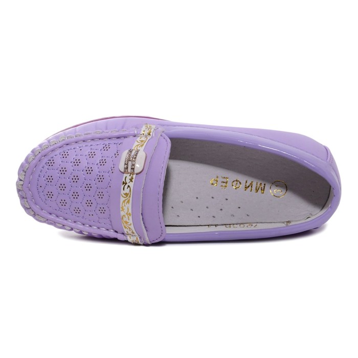 Мокасины для девочки, 12 пар в коробе 7203B-11