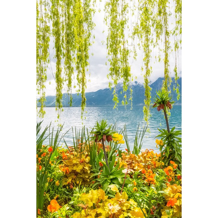 Фотообои Moda Interio "Берег Монтре" (из 2-х листов), 1,8 х 2,7м