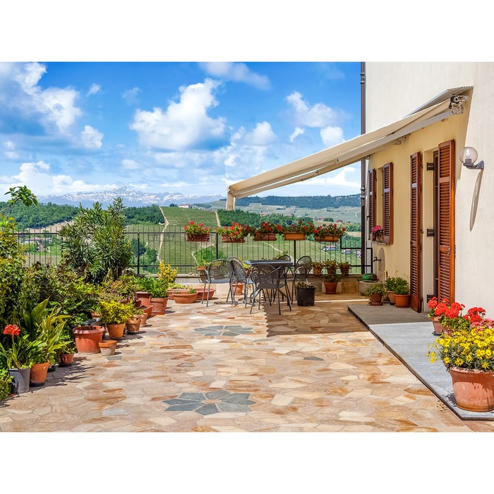 Фотообои Moda Interio "Терраса в Пьемонте" (из 4-х листов), 3,6 х 2,7м