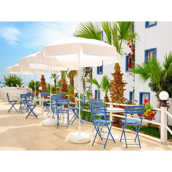 Фотообои Moda Interio "Кафе в Бодрум" (из 4-х листов), 3,6 х 2,7м