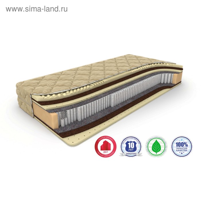 

Матрас Dream Massage S-2000, размер 140 х 195 см, высота 24 см, велюр