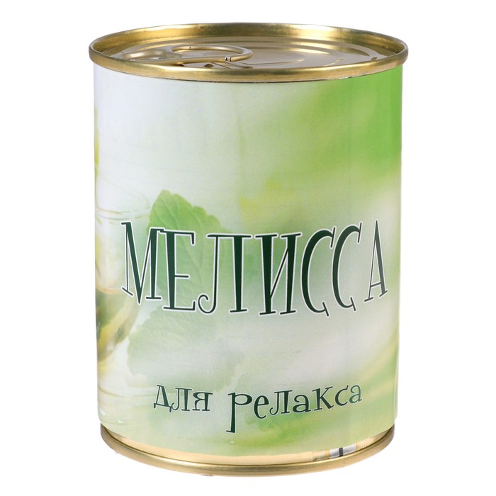 Растущая травка в банке "Мелисса для релакса"