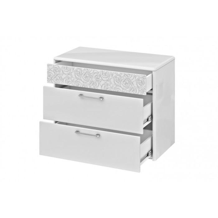 Комод "Амели", ЛДСП, цвет белый