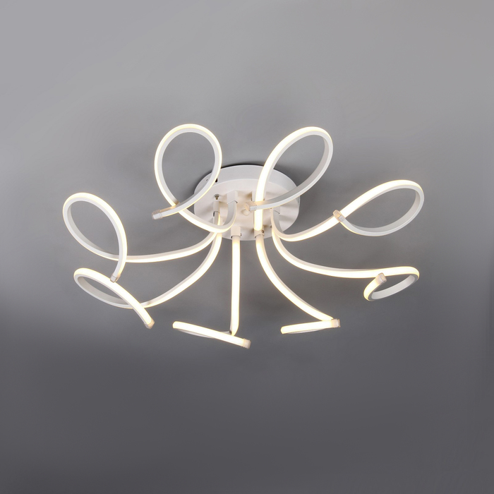 Люстра "Ростки" 12Вт LED белый 55x55x12см