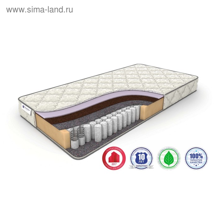 Матрас Single Foam Hard TFK, размер 120 х 195 см, высота 19 см, жаккард матрас single foam hard tfk размер 140 х 195 см высота 19 см жаккард