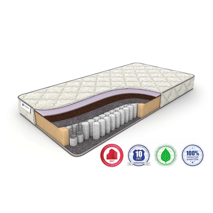 Матрас «Single Foam Hard TFK», размер 160 х 190 см, высота 19 см, жаккард