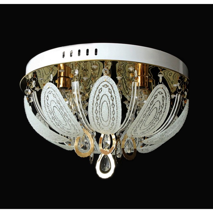 Люстра с пультом ДУ "Катарина " 4xE14 60Вт золото д.40 см.