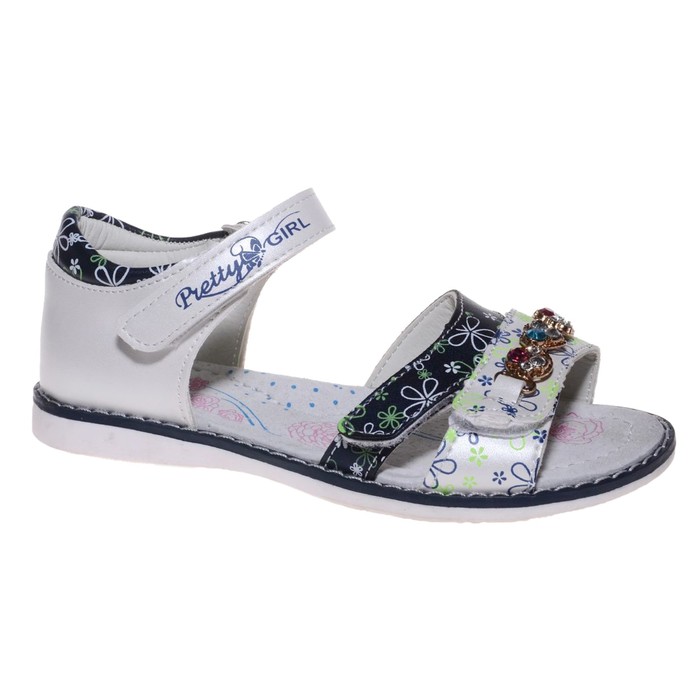 Туфли открытые для девочки, 12 пар в коробе  NS735-8