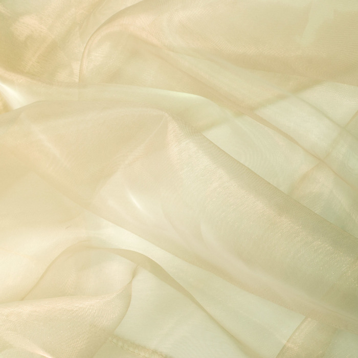 Штора Органза 145*150 см на шторной ленте шампань, пэ 100%