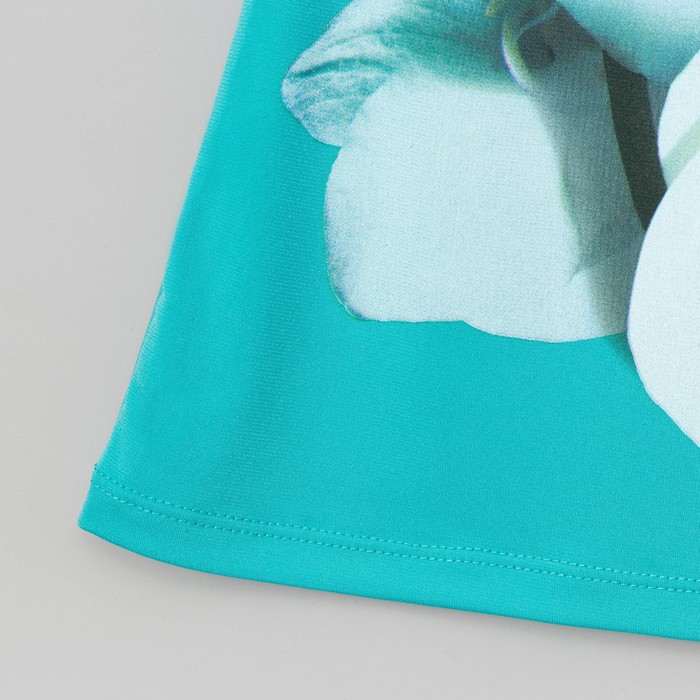 Блузка женская Белая орхидея цвет ментол, р-р 48