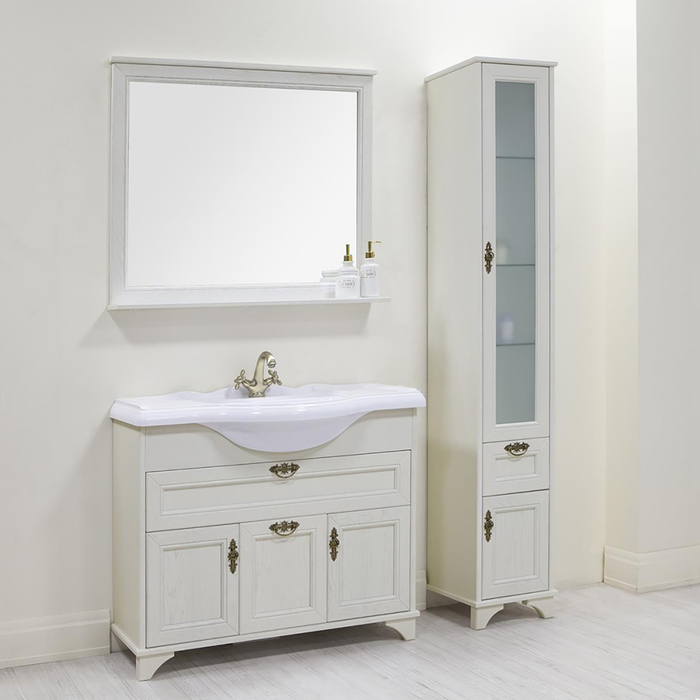 Зеркало Акватон "Идель" 85 дуб белый 1A195702IDM70