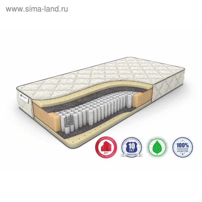 Матрас Sleep-2 S-1000, размер 140 х 200 см, высота 19 см, трикотаж матрас sleep 2 s 1000 размер 150 х 200 см высота 19 см трикотаж