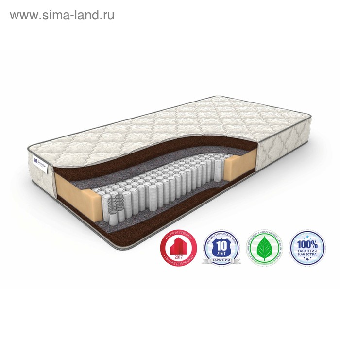 

Матрас Single Dream-3 S-1000, размер 120 х 195 см, высота 18 см, трикотаж