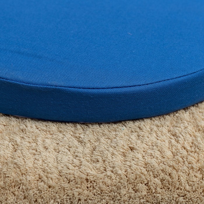 Подушка на стул Георгин син, D-40, габардин, поролон