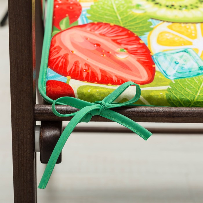 Подушка на стул арт.SA-14, 39х39см, габардин, поролон