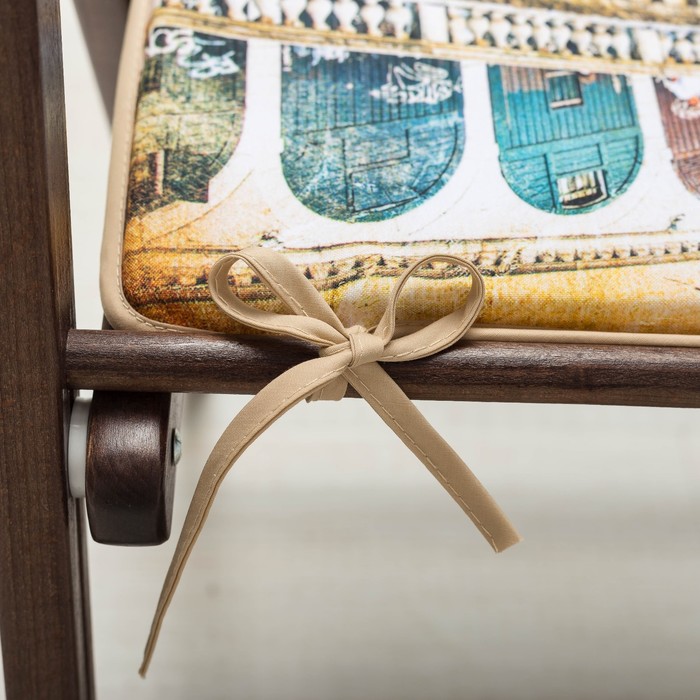 Подушка на стул арт.SA-13, 39х39см, габардин, поролон