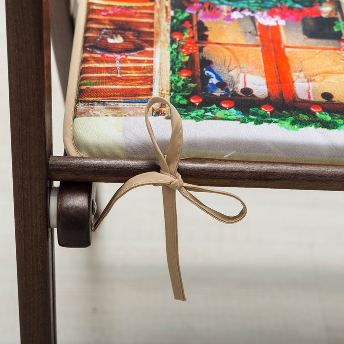 Подушка на стул арт.SA-44, 39х39см, габардин, поролон