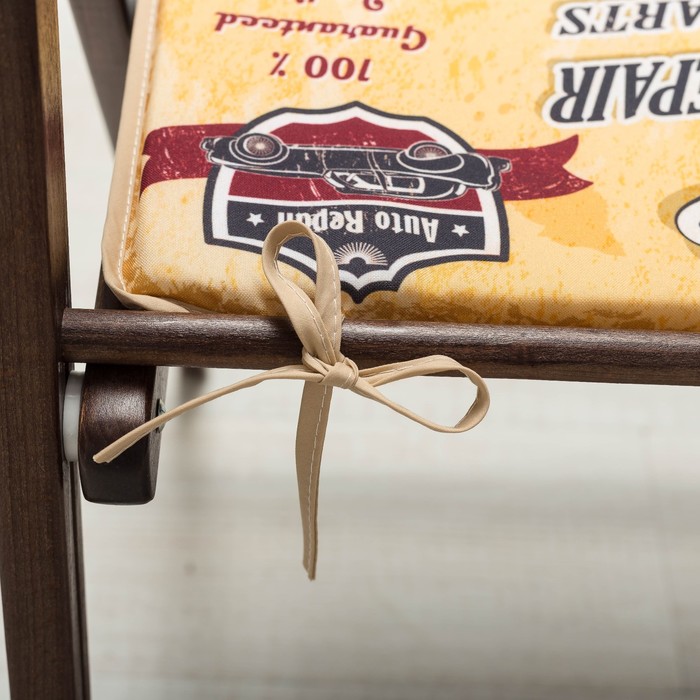 Подушка на стул арт.SA-26, 39х39см, габардин, поролон