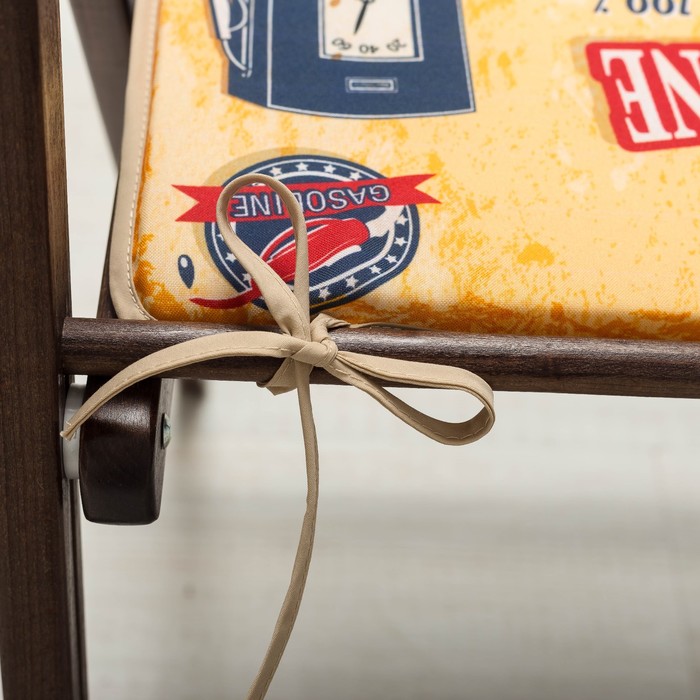 Подушка на стул арт.SA-35, 39х39см, габардин, поролон