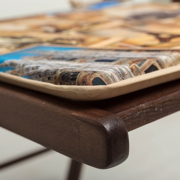 Подушка на стул арт.SA-73-а, 39х39см, габардин, поролон