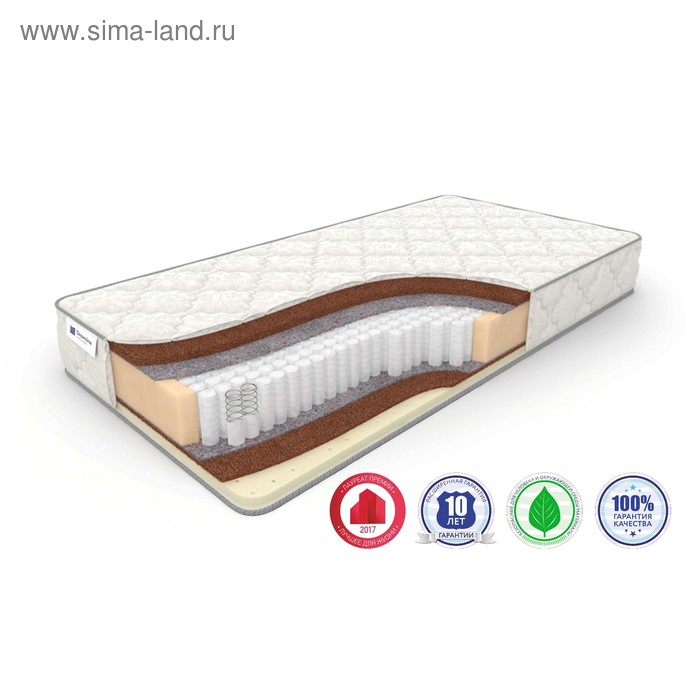 Матрас SleepDream Hard S-1000, размер 140 х 200 см, высота 22 см, трикотаж матрас sleepdream hard s 1000 размер 190 х 200 см высота 22 см трикотаж