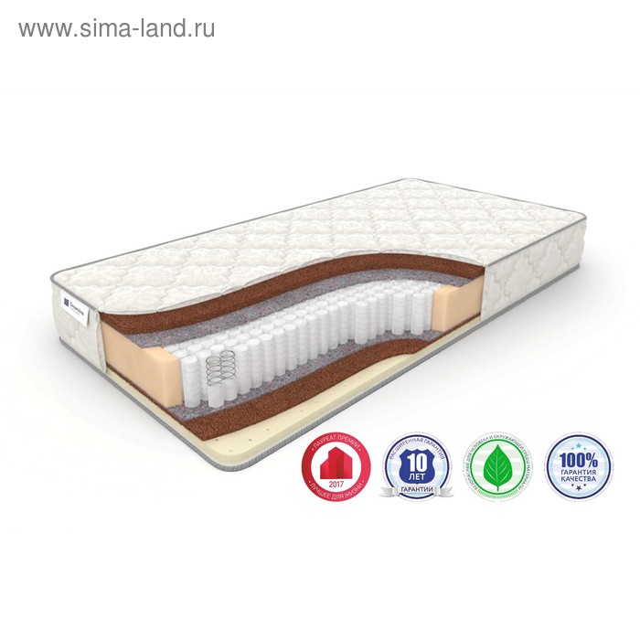 

Матрас SleepDream Hard S-1000, размер 150 х 195 см, высота 22 см, трикотаж