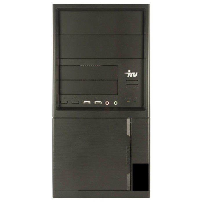 ПК IRU Office 110 MT,Cel J3355,4Gb,500Gb,HDG500,Free DOS,350W,черный