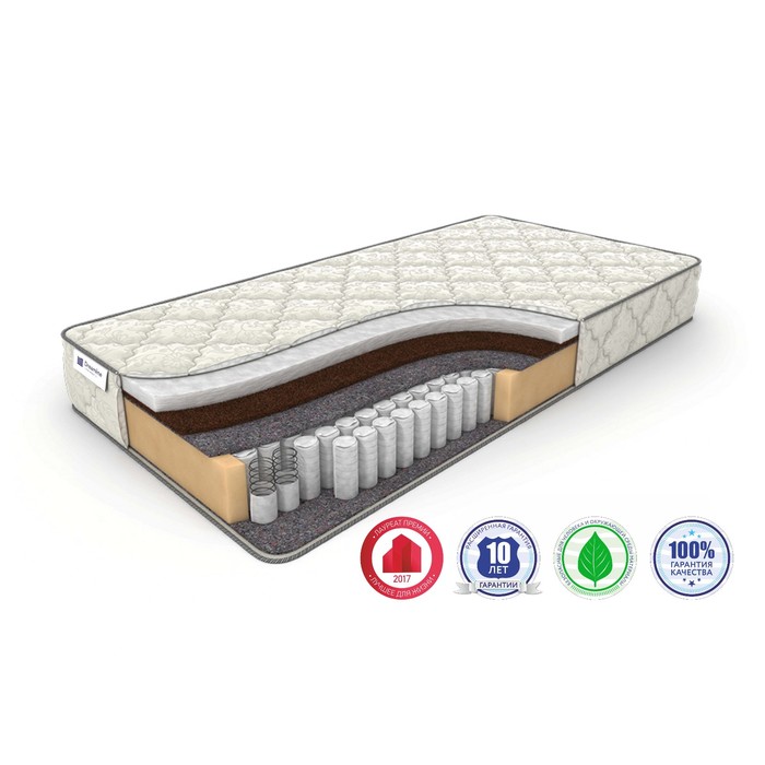 Матрас «Single Holl Hard TFK», размер 160 х 195 см, высота 19 см, жаккард