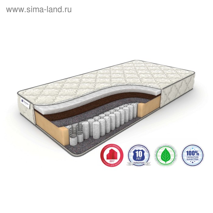 

Матрас Single Holl Hard TFK, размер 200 х 200 см, высота 19 см, жаккард