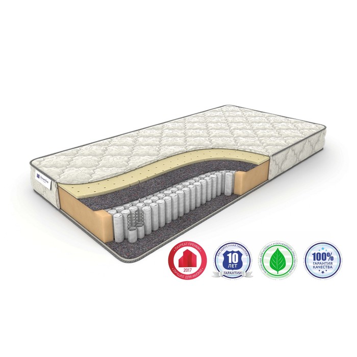 Матрас «Single Sleep-2 S-1000», размер 80 х 195 см, высота 17 см, трикотаж