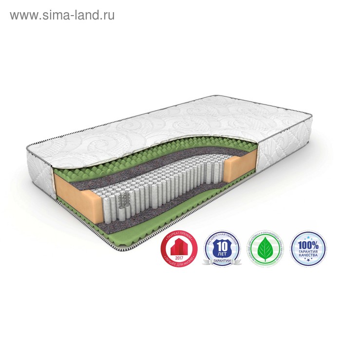 

Матрас Komfort Massage S-2000, размер 90 х 190 см, высота 21 см, трикотаж