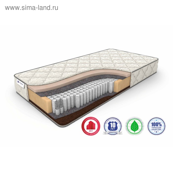

Матрас Memory Dream S-1000, размер 150 х 195 см, высота 22 см, трикотаж