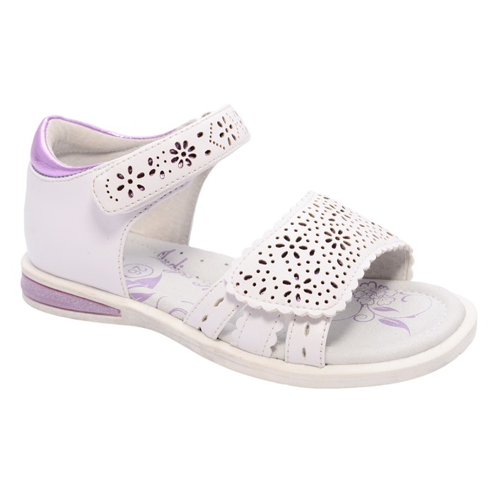 Туфли открытые для девочки, 12 пар в коробе 21-339A/12