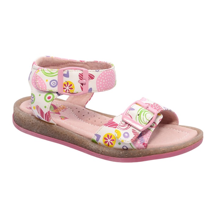 Туфли открытые для девочки, 12 пар в коробе 21-346A/12