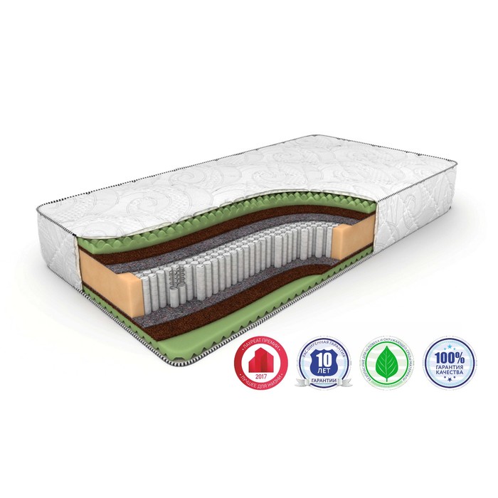 Матрас «Space Massage S-2000», размер 90 х 200 см, высота 24 см, трикотаж