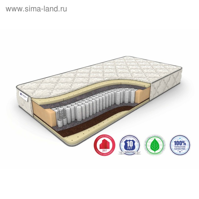 фото Матрас sleepdream soft s-1000, размер 140 х 190 см, высота 22 см, трикотаж dreamline