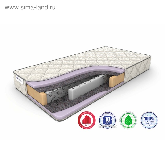 

Матрас Eco Strong BS-120, размер 120 х 190 см, высота 20 см, жаккард