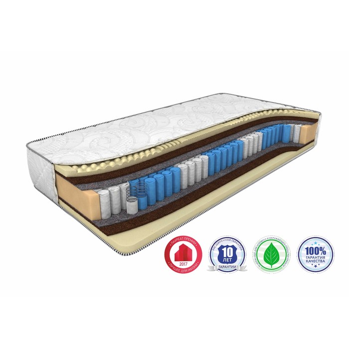 Матрас «Mix Smart Zone», размер 80 х 195 см, высота 22 см, трикотаж