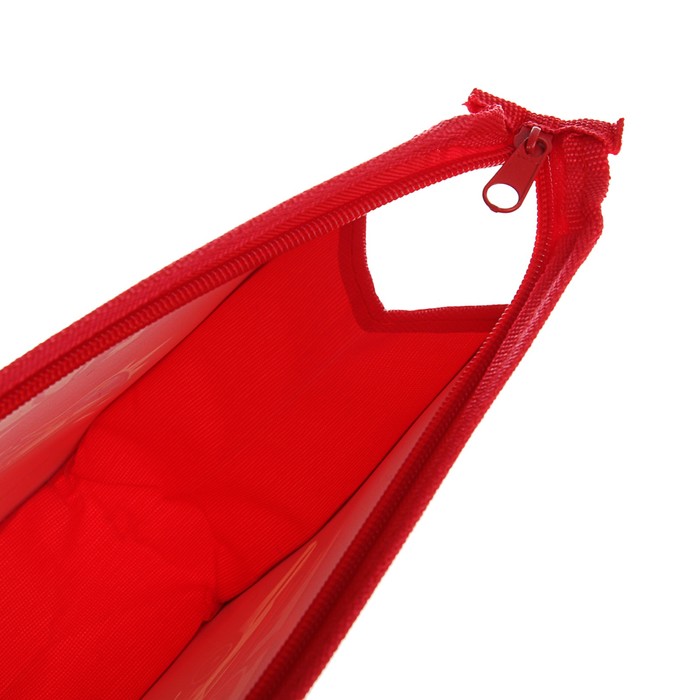 Папка для труда А4, молния сверху, пластик 450мкм, Mattel Hot Wheels, с одним отделением, дизайн с двух сторон