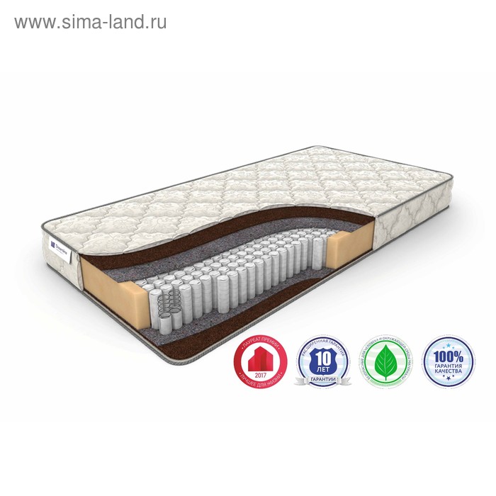 

Матрас Dream-1 S-1000, размер 80 х 195 см, высота 17 см, трикотаж