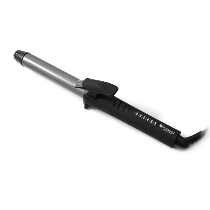 Плойка Hairway Titanium-Tourmaline Nano-Silver, 48 Вт, d=25мм, 6 режимов, 120-200°C, шнур 3м 35737