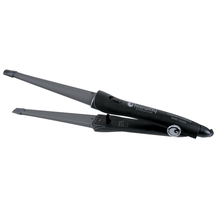 Стайлер Hairway Titanium-Tourmaline Nano Silver, 58 Вт, d=16-32 мм,  58W