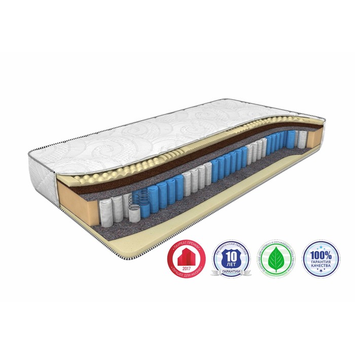 Матрас «Soft Smart Zone», размер 90 х 195 см, высота 21 см, трикотаж