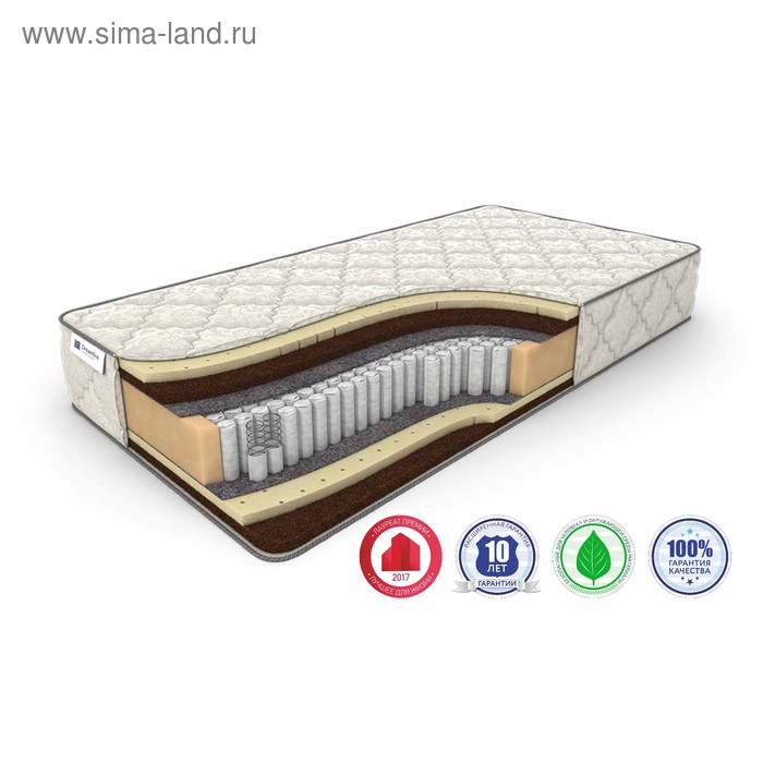 

Матрас Prime Mix S-1000, размер 80 х 200 см, высота 27 см, трикотаж