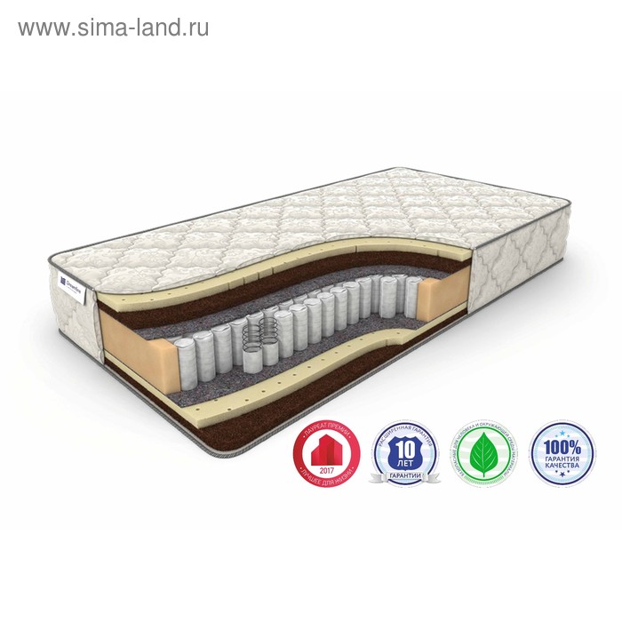 

Матрас Prime Mix TFK, размер 150 х 190 см, высота 27 см, жаккард