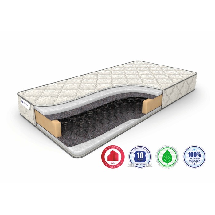 Матрас «Eco Holl BS-120», размер 200 х 200 см, высота 20 см, жаккард