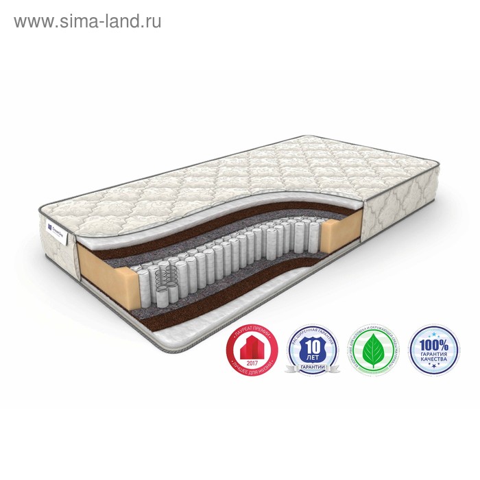 

Матрас Eco Holl Hard S-1000, размер 80 х 200 см, высота 23 см, трикотаж